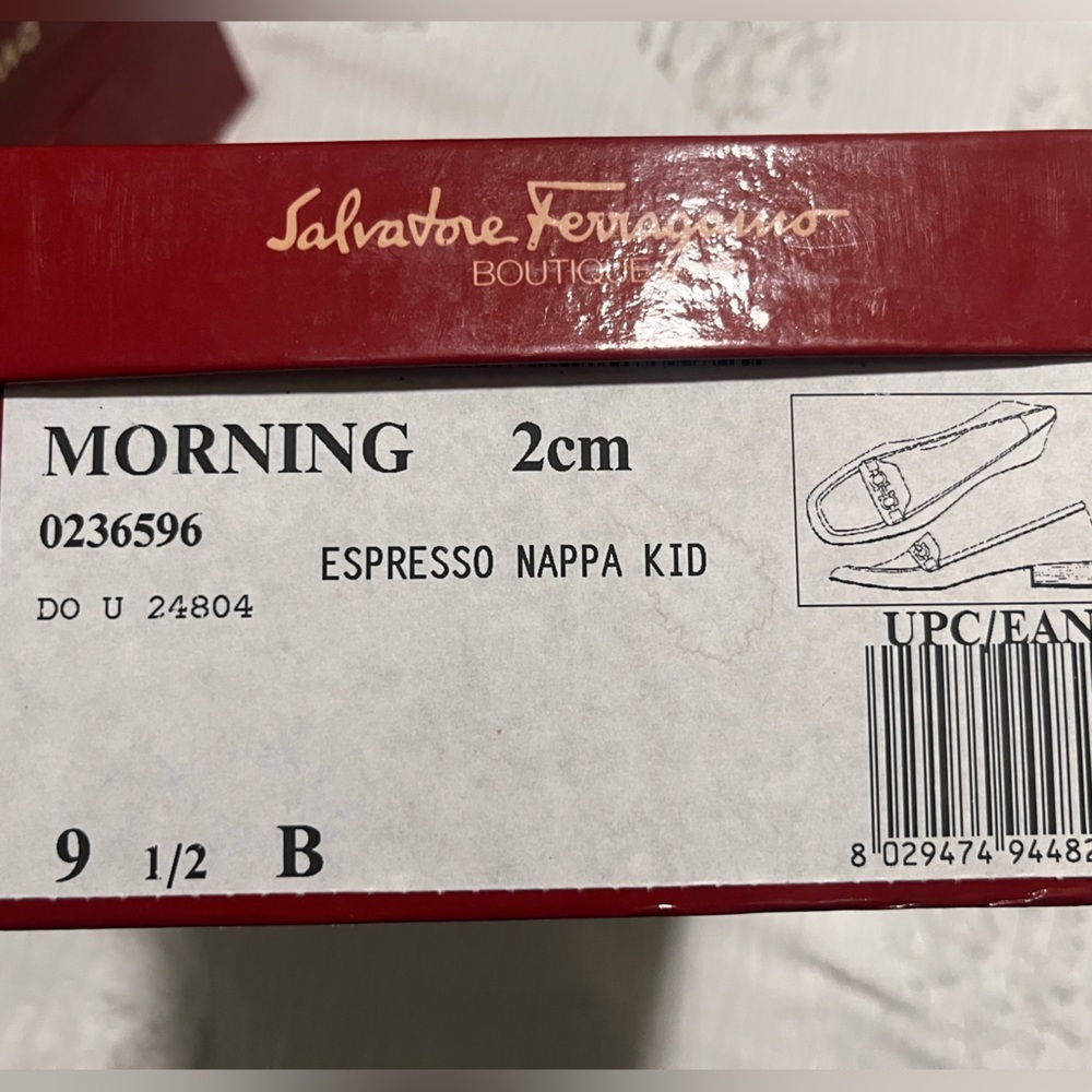 Salvatore Ferragamo Dark Brown Leather Loafers - Picture 6 of 6